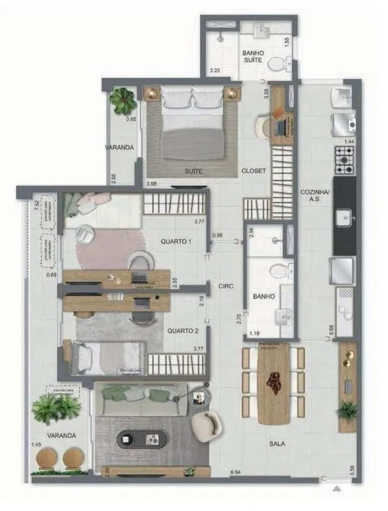 Cobertura, 3 quartos, 141 m² - Foto 38