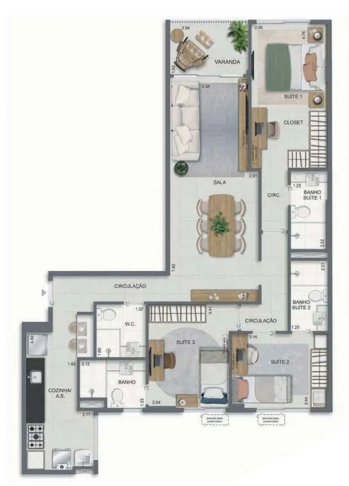 Cobertura, 3 quartos, 141 m² - Foto 39