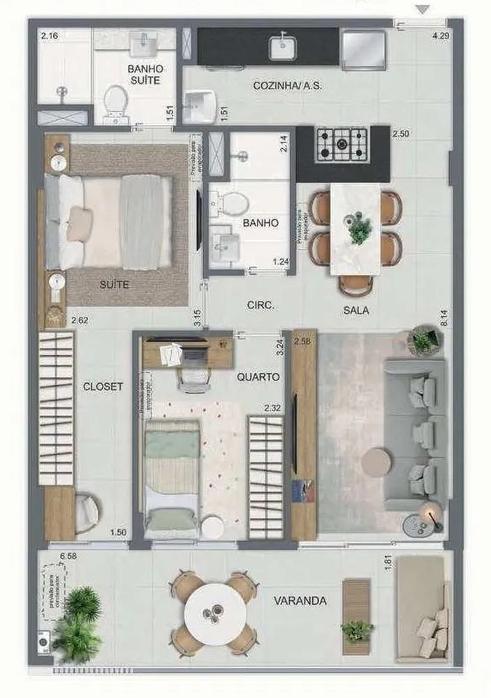 Cobertura, 3 quartos, 141 m² - Foto 33
