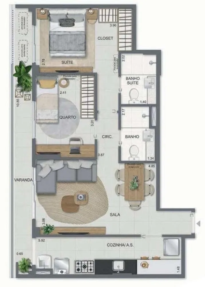 Cobertura, 3 quartos, 141 m² - Foto 30