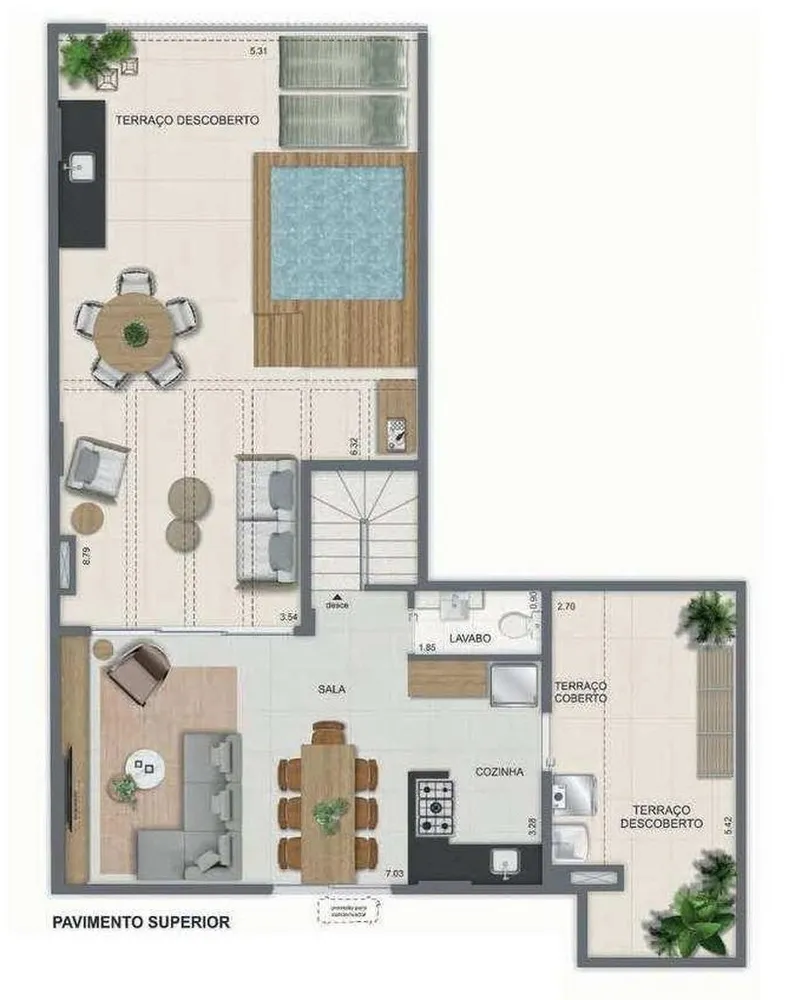 Cobertura, 3 quartos, 141 m² - Foto 45
