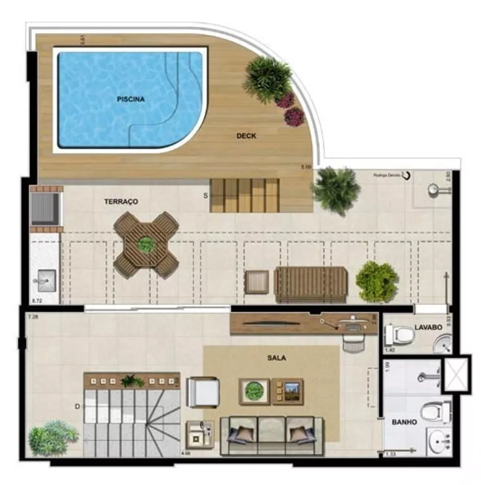 Cobertura, 4 quartos, 252 m² - Foto 32