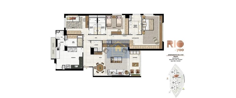 Apartamento à venda com 3 quartos, 155m² - Foto 32