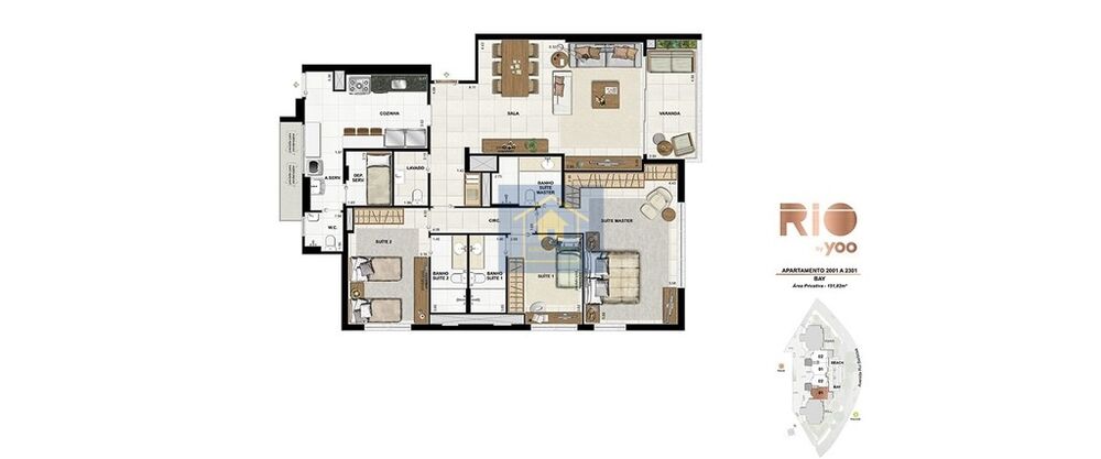 Apartamento à venda com 3 quartos, 155m² - Foto 35