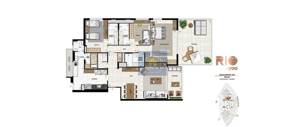 Apartamento à venda com 3 quartos, 155m² - Foto 34