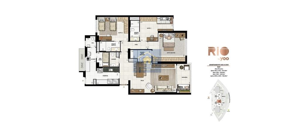 Apartamento à venda com 3 quartos, 155m² - Foto 36