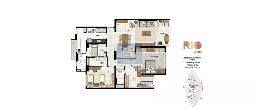 Apartamento, 3 quartos, 155 m² - Foto 38