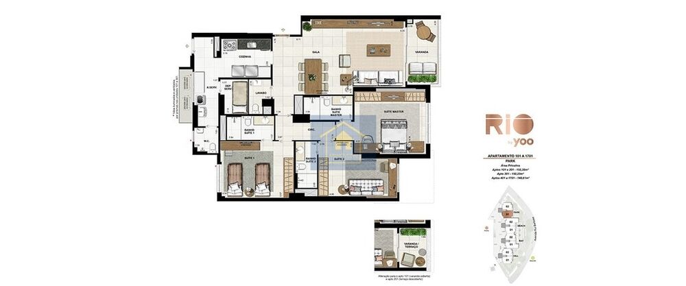 Apartamento à venda com 3 quartos, 155m² - Foto 30