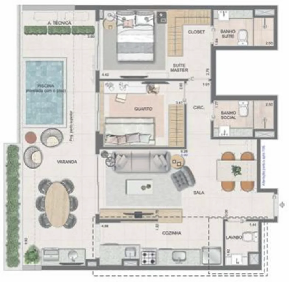 Apartamento, 4 quartos, 133 m² - Foto 72