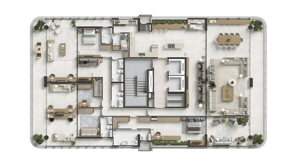 Apartamento, 3 quartos, 172 m² - Foto 22