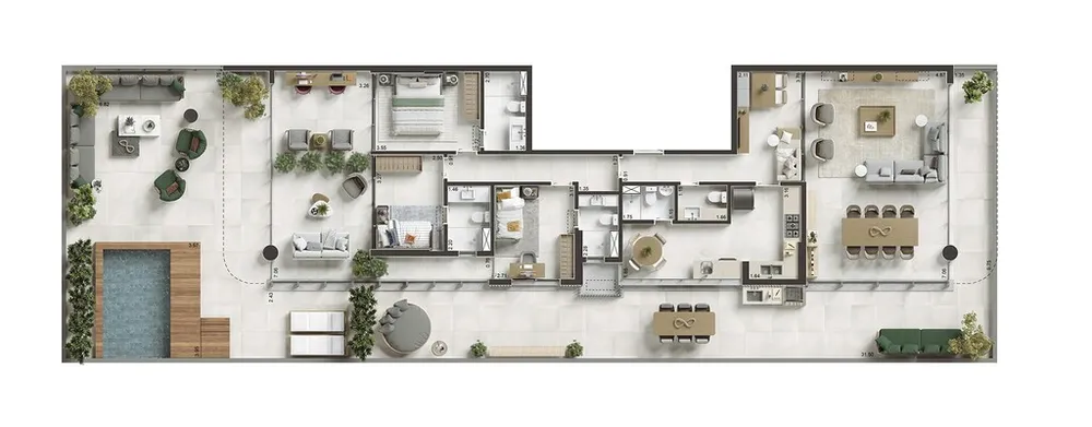 Apartamento, 3 quartos, 172 m² - Foto 44