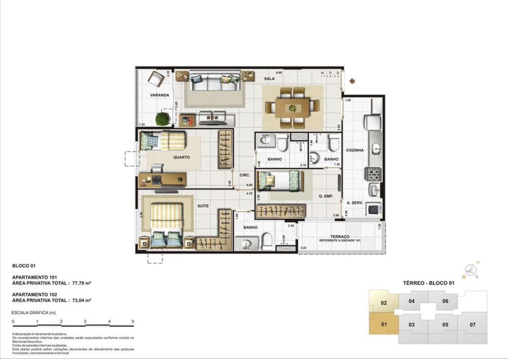 Apartamento, 2 quartos, 100 m² - Foto 23