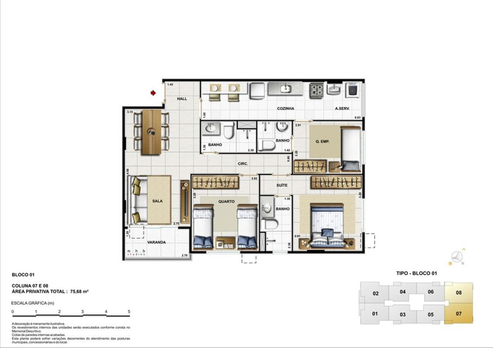 Apartamento, 2 quartos, 100 m² - Foto 21