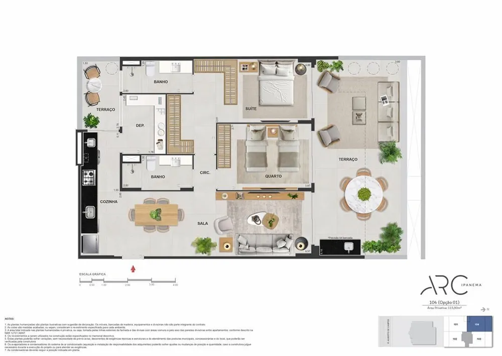 Apartamento, 2 quartos, 80 m² - Foto 67
