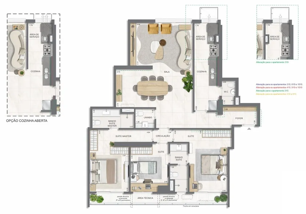 Apartamento, 3 quartos, 131 m² - Foto 44