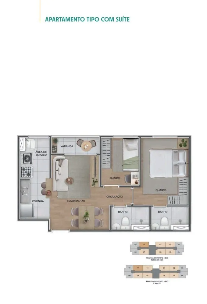 Apartamento, 2 quartos, 41 m² - Foto 77