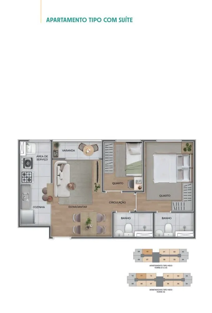 Apartamento, 2 quartos, 41 m² - Foto 128