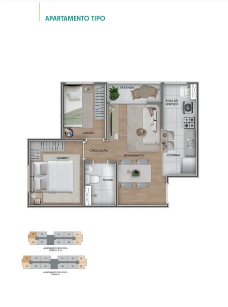 Apartamento, 2 quartos, 41 m² - Foto 56