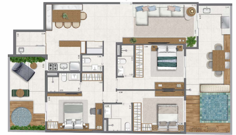 Apartamento, 3 quartos, 111 m² - Foto 19