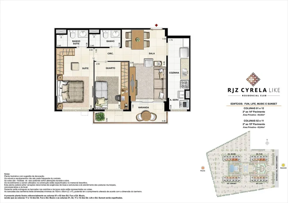 Apartamento, 2 quartos, 64 m² - Foto 51