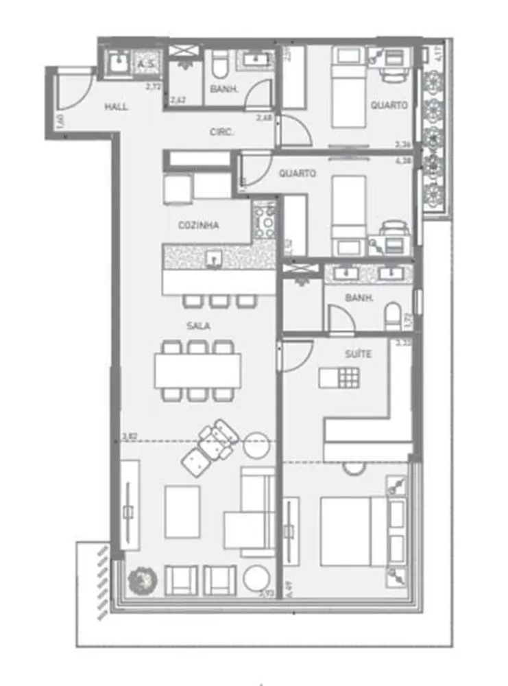 Apartamento, 3 quartos, 97 m² - Foto 37