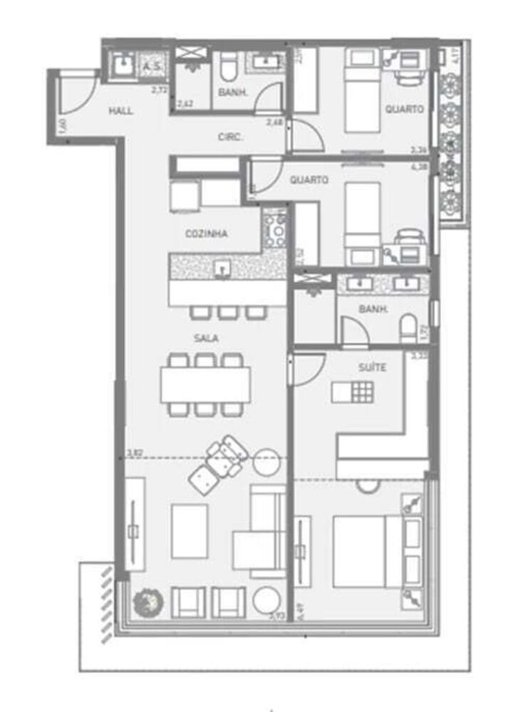 Apartamento, 3 quartos, 97 m² - Foto 13