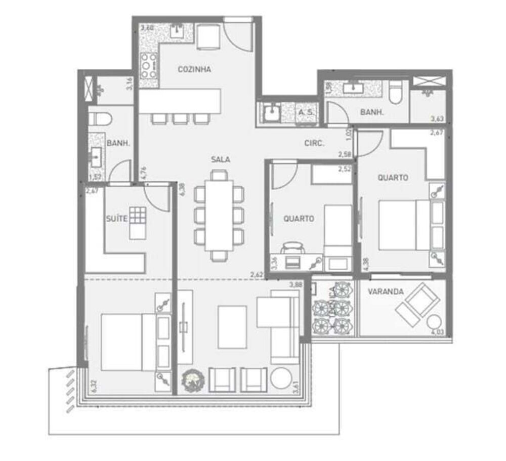 Apartamento, 3 quartos, 97 m² - Foto 19