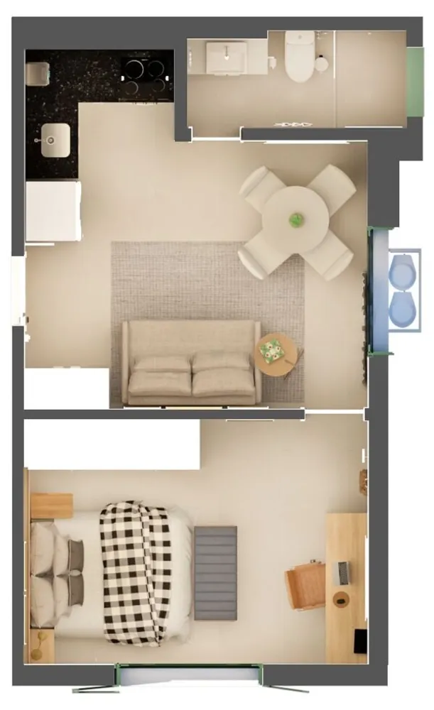 Apartamento, 1 quarto, 38 m² - Foto 42