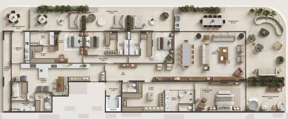Apartamento, 4 quartos, 642 m² - Foto 35