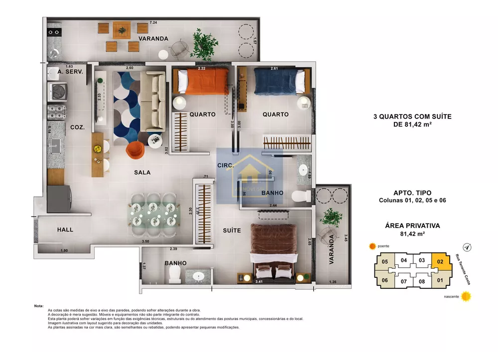 Apartamento, 3 quartos, 81 m² - Foto 33