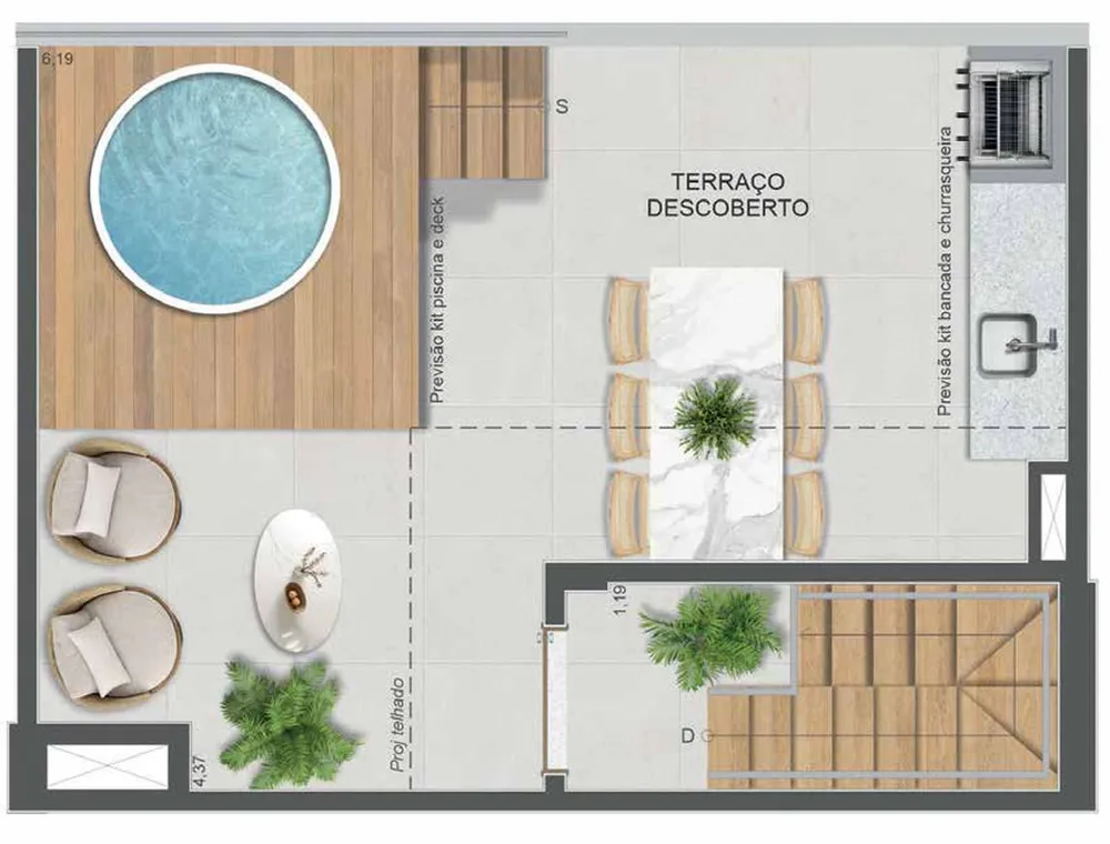 Cobertura, 3 quartos, 110 m² - Foto 45