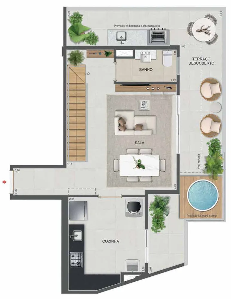 Cobertura, 3 quartos, 110 m² - Foto 85