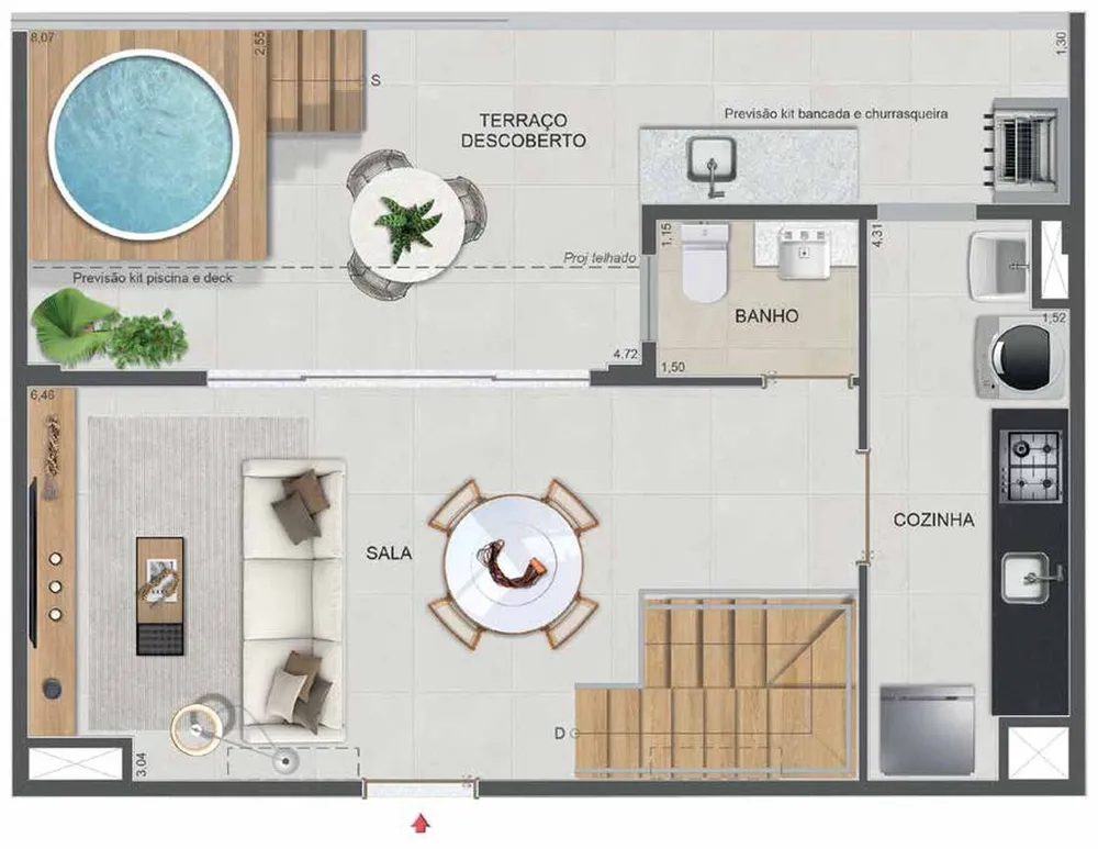 Cobertura, 3 quartos, 110 m² - Foto 75