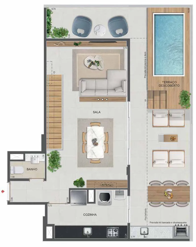 Cobertura, 3 quartos, 110 m² - Foto 107