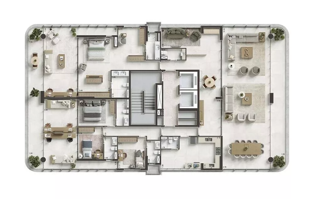 Apartamento, 3 quartos, 172 m² - Foto 22