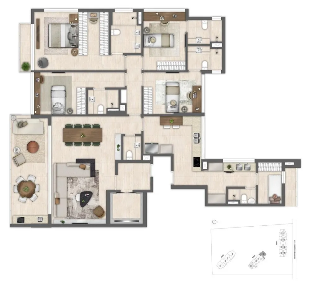 Cobertura, 4 quartos, 220 m² - Foto 70