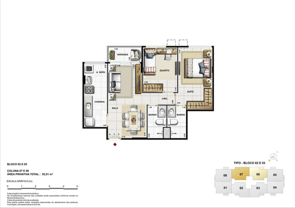 Apartamento, 2 quartos, 90 m² - Foto 47