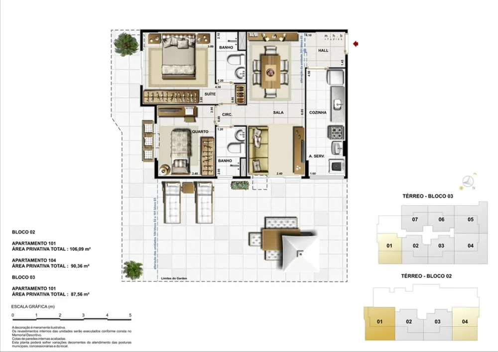 Apartamento, 2 quartos, 90 m² - Foto 57