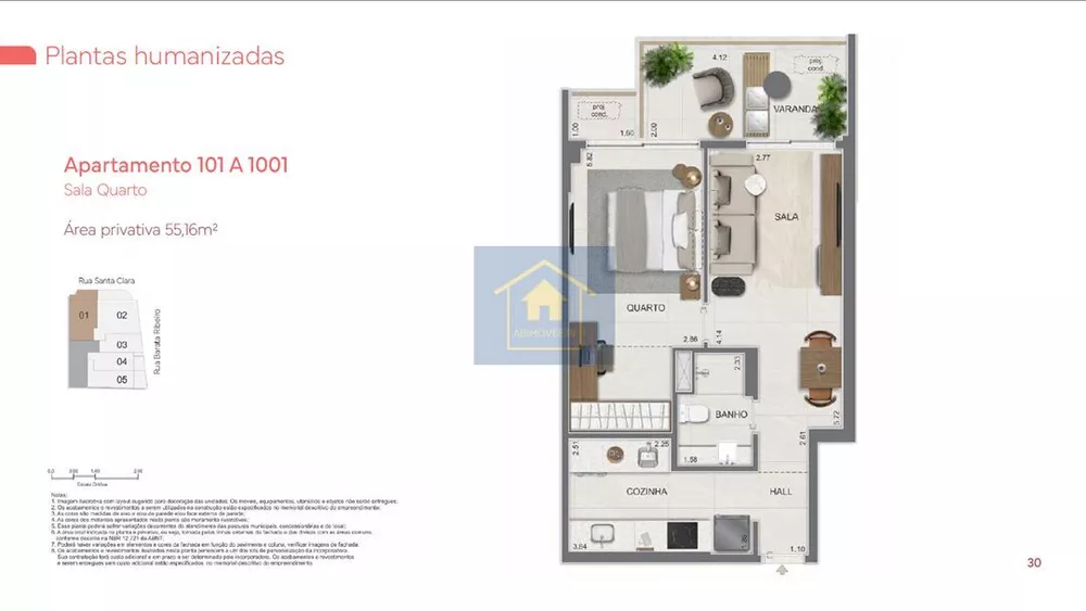Apartamento, 1 quarto, 56 m² - Foto 9