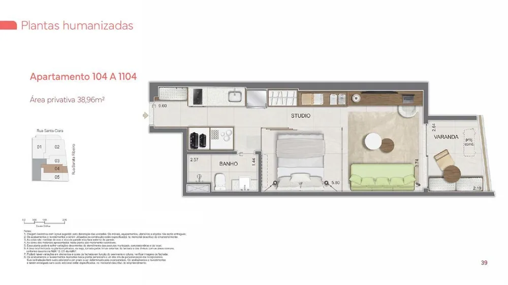 Apartamento, 1 quarto, 56 m² - Foto 31
