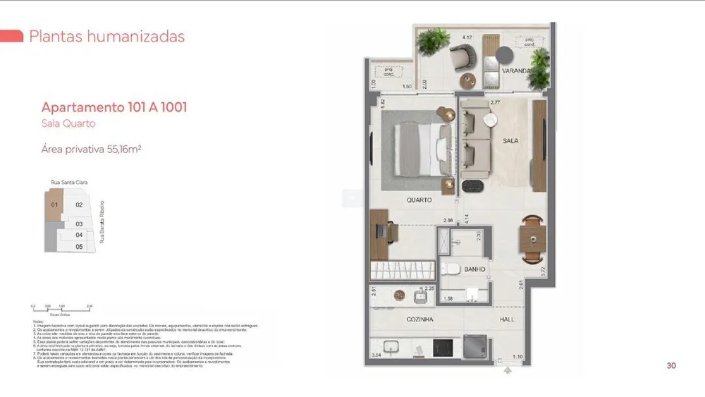 Apartamento, 1 quarto, 56 m² - Foto 27
