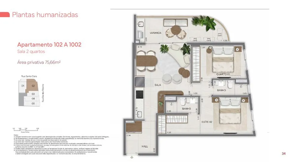 Apartamento, 1 quarto, 56 m² - Foto 29
