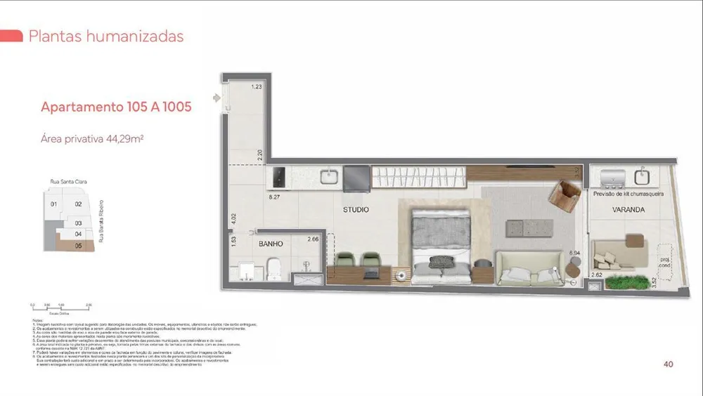 Apartamento, 1 quarto, 56 m² - Foto 32