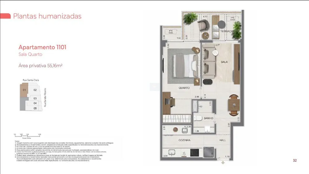 Apartamento, 1 quarto, 56 m² - Foto 28
