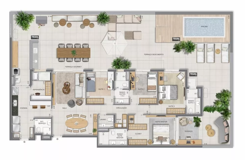 Apartamento, 4 quartos, 275 m² - Foto 96