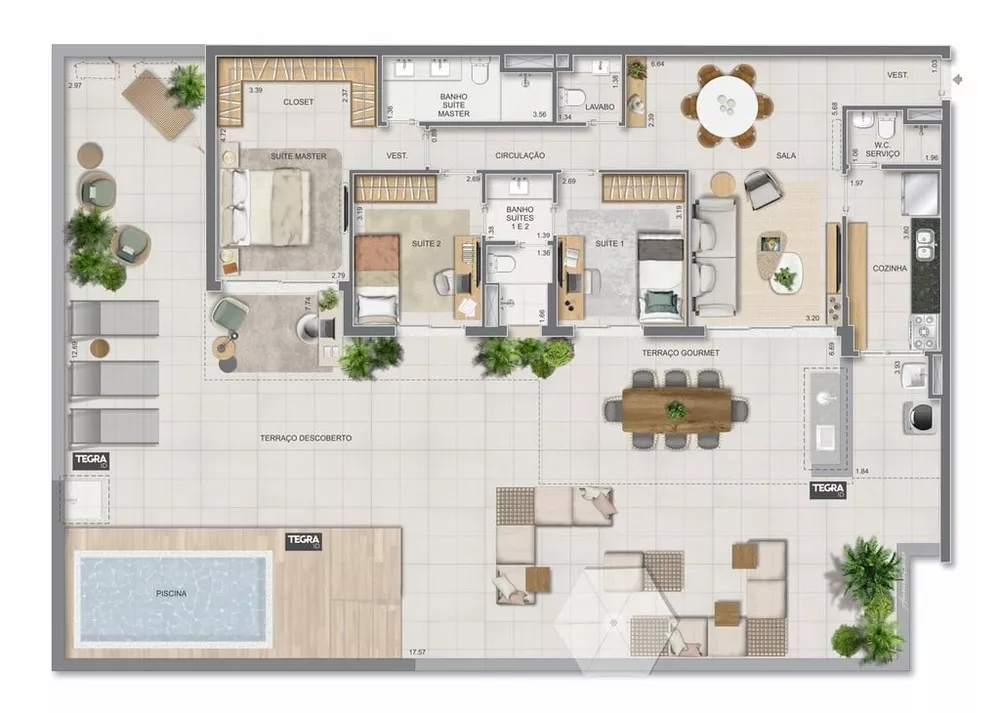 Apartamento, 4 quartos, 275 m² - Foto 82