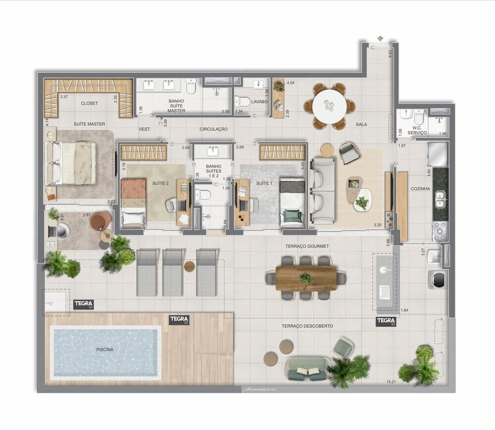 Apartamento, 4 quartos, 275 m² - Foto 77
