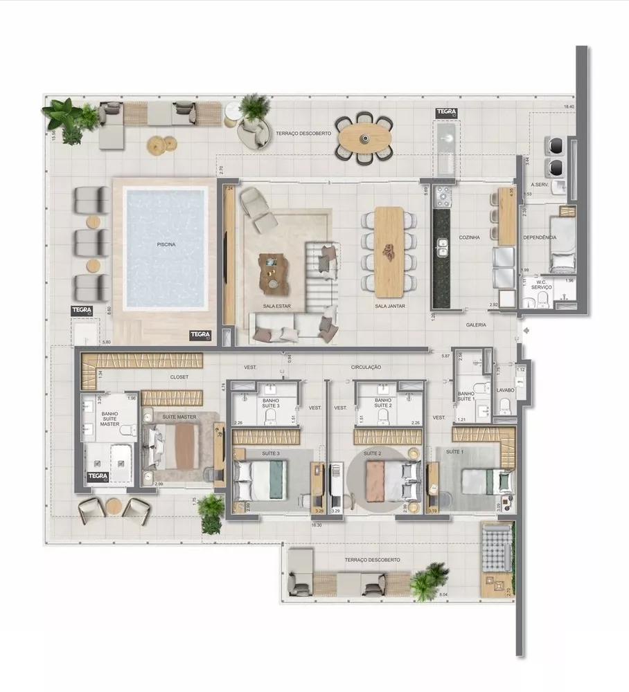 Apartamento, 4 quartos, 275 m² - Foto 97
