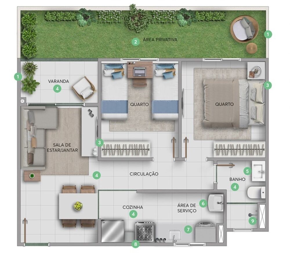 Apartamento, 2 quartos, 41 m² - Foto 5