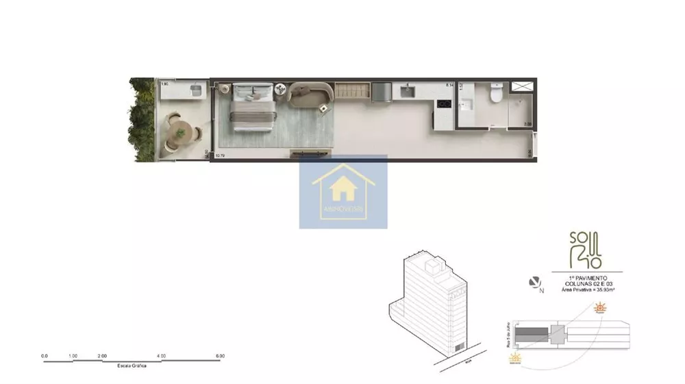 Apartamento, 1 quarto, 35 m² - Foto 13